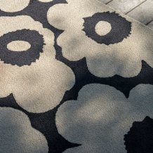 Outdoorový koberec Marimekko Unikko charcoal white 434305 Brink & Campman