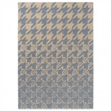 Outdoorový koberec Ted Baker Houndstooth washed blue 455708 Brink & Campman