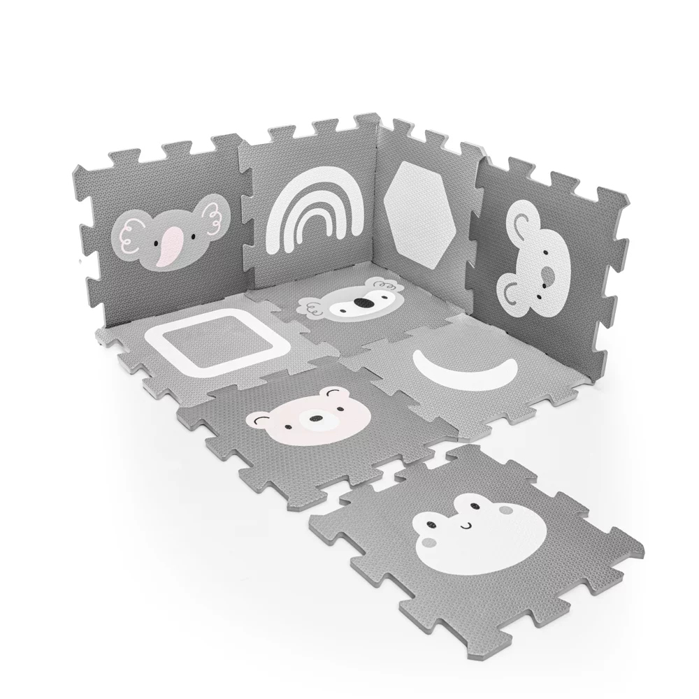 Pěnová podložka Puzzle 30x30 cm 9ks WILD LIFE