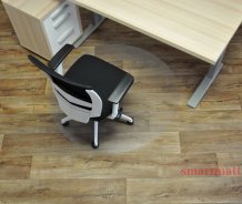 Podložka pod židli na hladké podlahy smartmatt kruh