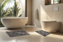 Předložka do koupelny Bari 101 grey