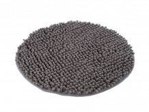 Předložka do koupelny Fluffy 700 grey kruh