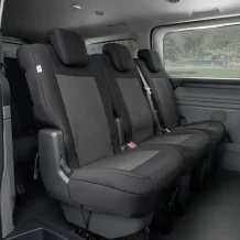 Přesné autopotahy Ford Transit Custom 2024- (1+1+1, 2. řada)