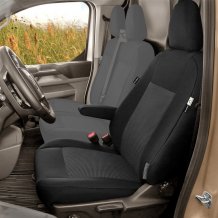 Přesné autopotahy Ford Transit Custom 2024- (řidič, jedna loketní opěrka)