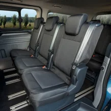 Přesné autopotahy  VW Transporter T7 2024- (1+1+1, 2. a 3. řada)