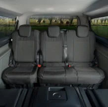 Přesné autopotahy VW Transporter T7 2024- (1+2, 2. a 3. řada)
