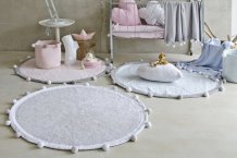 Přírodní koberec, ručně tkaný Bubbly Light Grey