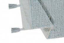 Přírodní koberec, ručně tkaný Hippy Stars Aqua Blue