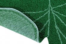 Přírodní koberec, ručně tkaný Monstera Leaf