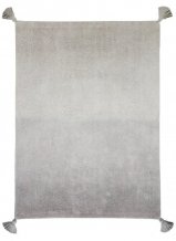 Přírodní koberec, ručně tkaný Ombré Dark Grey - Grey