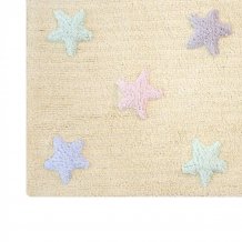 Pro zvířata: Pratelný koberec Tricolor Stars Vanilla