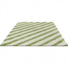 Pruhovaný vlněný koberec Harlequin Paper Straw peridot 144317 Brink & Campman