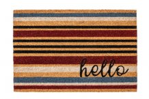 Rohožka 147 Ruco print 825 hello stripes