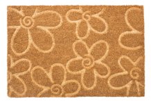 Rohožka 155 E-coco embossed 003 daisies