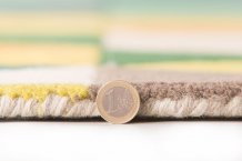 Ručně všívaný běhoun Illusion Prism Green/Multi