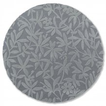 Vlněný kruhový koberec Laura Ashley Cleavers dark steel 80904 - kruh 200 - Brink & Campman