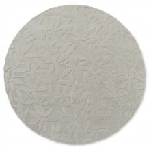 Vlněný kruhový koberec Laura Ashley Cleavers natural round 080901 - kruh 200 - Brink & Campman