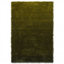 Vlněný kusový koberec B&C Shade High olive deep forest 011907 Brink & Campman