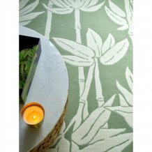 Vlněný kusový koberec Japanese Bamboo Jade 39507 Brink & Campman