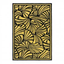 Vlněný kusový koberec Japanese Fans Gold 39305 Brink & Campman