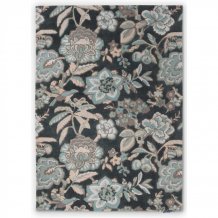 Vlněný kusový koberec Sanderson Indra Charcoal 145804 - Brink & Campman