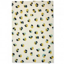 Vlněný kusový koberec Scion Leopard Dots pebble sage 125206 Brink & Campman