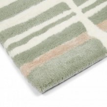 Vlněný kusový koberec Tortoiseshell Stripe Jade 39808 Brink & Campman