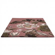 Vlněný květinový koberec Wedgwood Waterlily dusty rose 038602 Brink & Campman