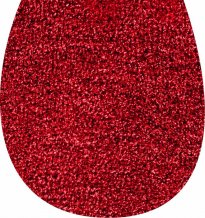 WC Deckel - Předložka na víko od WC, rubínová