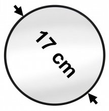 Zrcátko dětské na zadní sedadlo 17cm