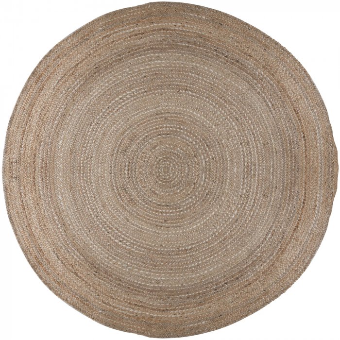 Kusový koberec Capri Jute Natural kruh