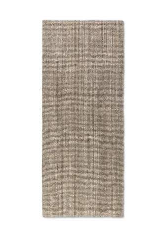 Běhoun Bouclé Jute 105975 Grey Brown