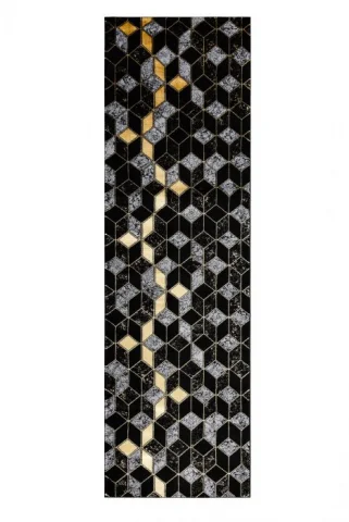 Běhoun Gloss 400B 86 3D geometric black/gold