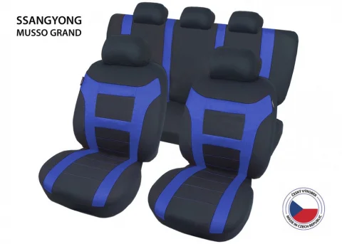 Cappa Autopotahy Perfetto EL SSangYong Musso Grand modrá
