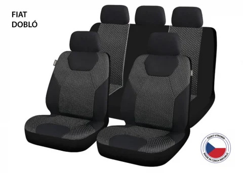 Cappa Autopotahy Perfetto GL Fiat Dobló černá/šedá