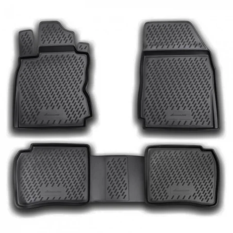 Gumové koberečky Nissan Note 2006-2013 - Novline 28 mm okraj