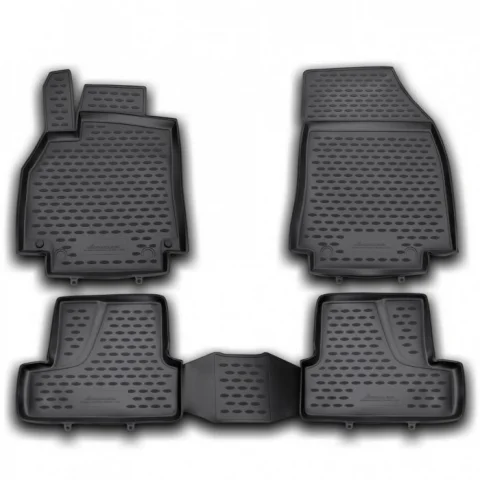 Gumové koberečky Renault Megane 2009-2016 (hatchback) - Novline 28 mm okraj