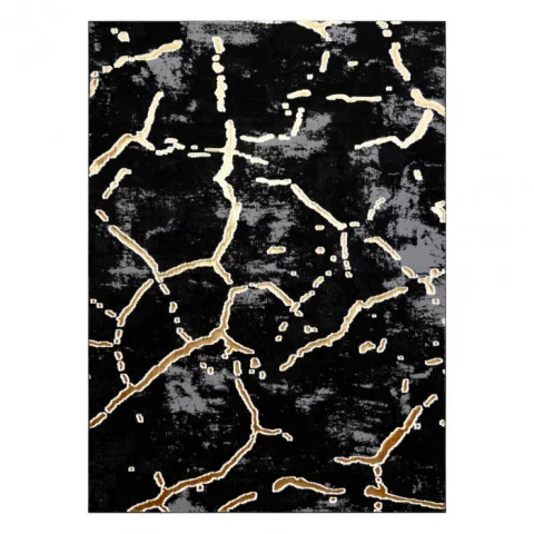 Kusový koberec Allure 1967 black/gold