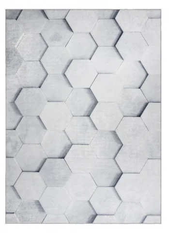 Kusový koberec ANDRE Hexagon 3D 1180