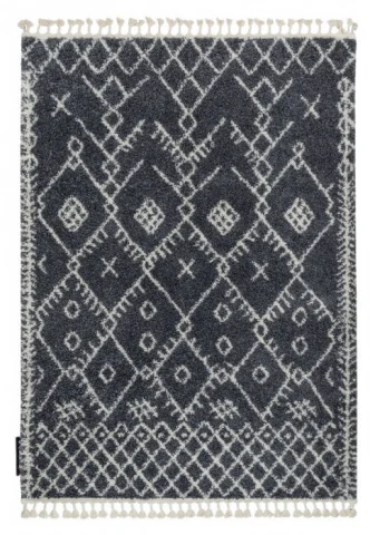 Kusový koberec Berber Tanger B5940 grey and white
