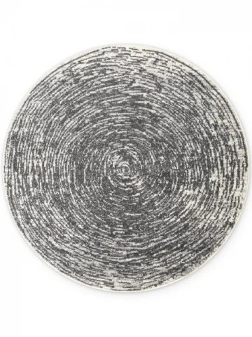 Kusový koberec Gloria Cavallo 106256 Creme Grey kruh