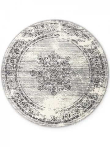 Kusový koberec Gloria Lydia 106254 Creme Grey kruh