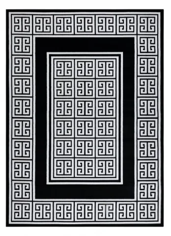 Kusový koberec Gloss 6776 85 greek black/ivory