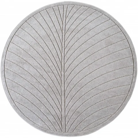 Kusový koberec Nova 1204 silver kruh